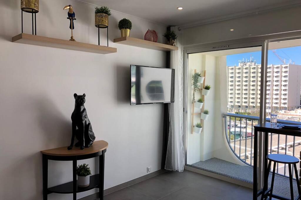 Appartement Vue Mer Et Port, Refait A Neuf Pour Vous ! Climatise La Grande-Motte Buitenkant foto