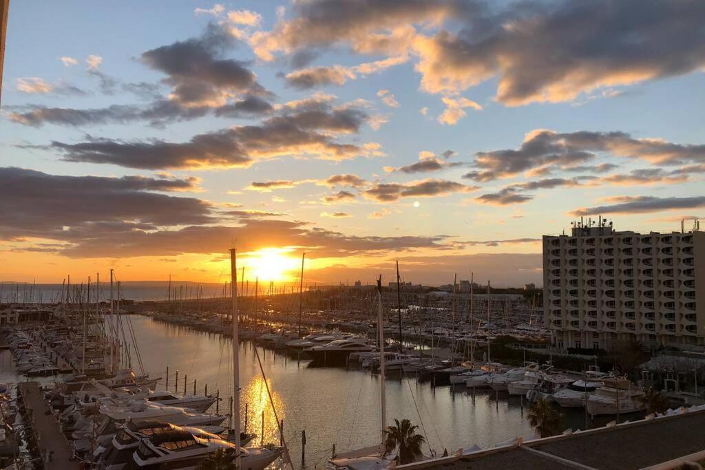 Appartement Vue Mer Et Port, Refait A Neuf Pour Vous ! Climatise La Grande-Motte Buitenkant foto